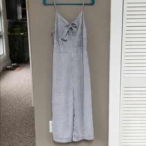 Striped jumpsuit